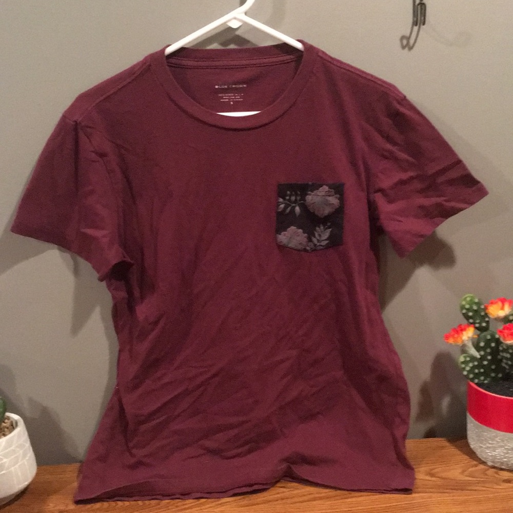 Blue crow shirt